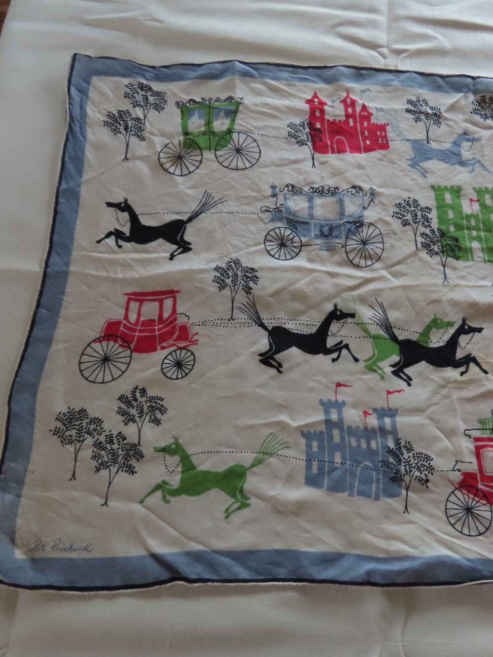 PAT PRICHARD HANKERCHIEF VINTAGE